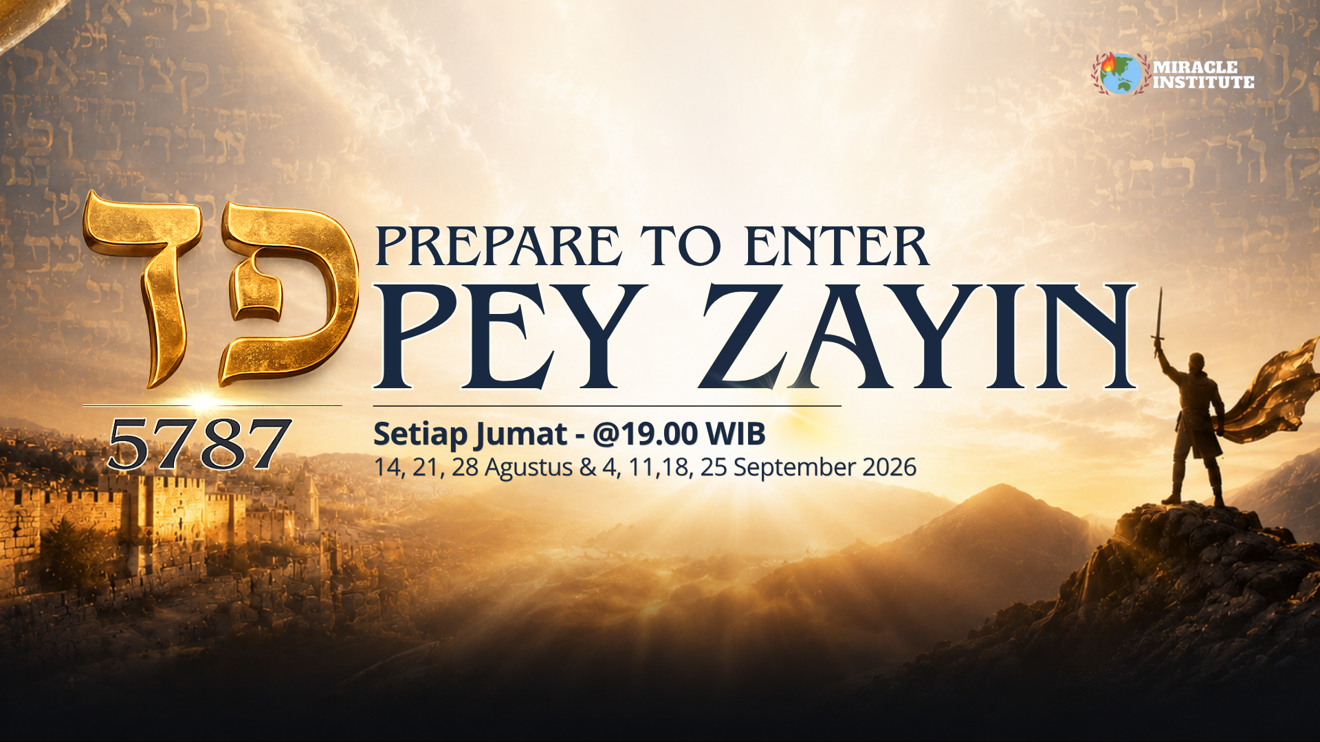Prepare to Enter Pey Zayin 5787